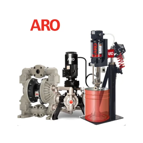 aro pump red and black